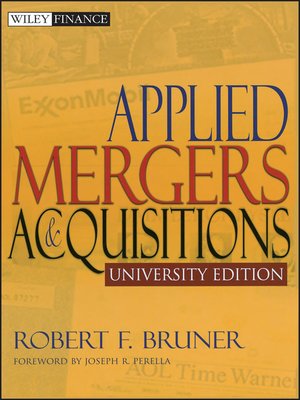 cover image of Applied Mergers and Acquisitions